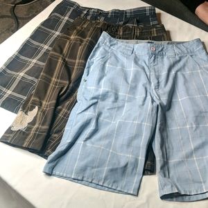 Lot of 3 pairs size 30 waist Men's shorts